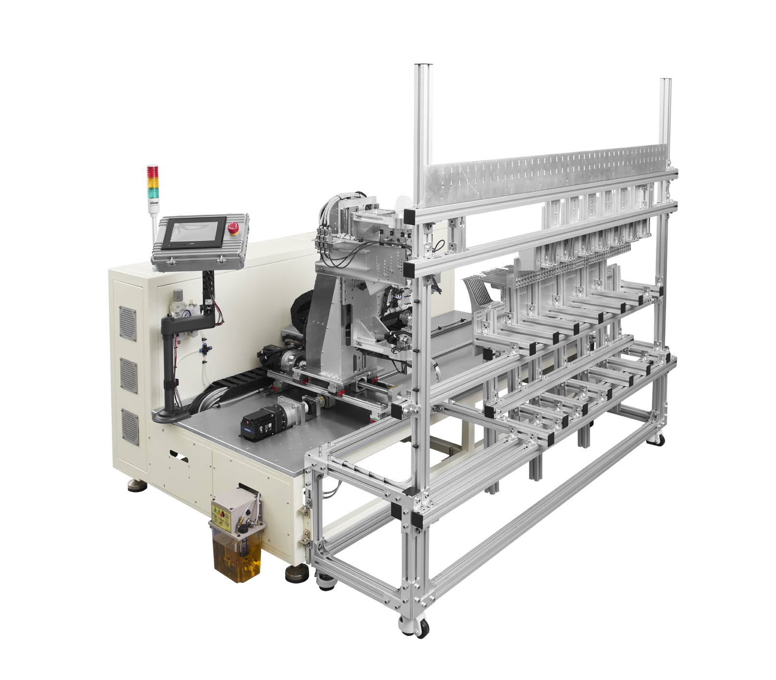 정밀한 자동차 내장재 도어트림 재봉용 1본침 로봇 장비